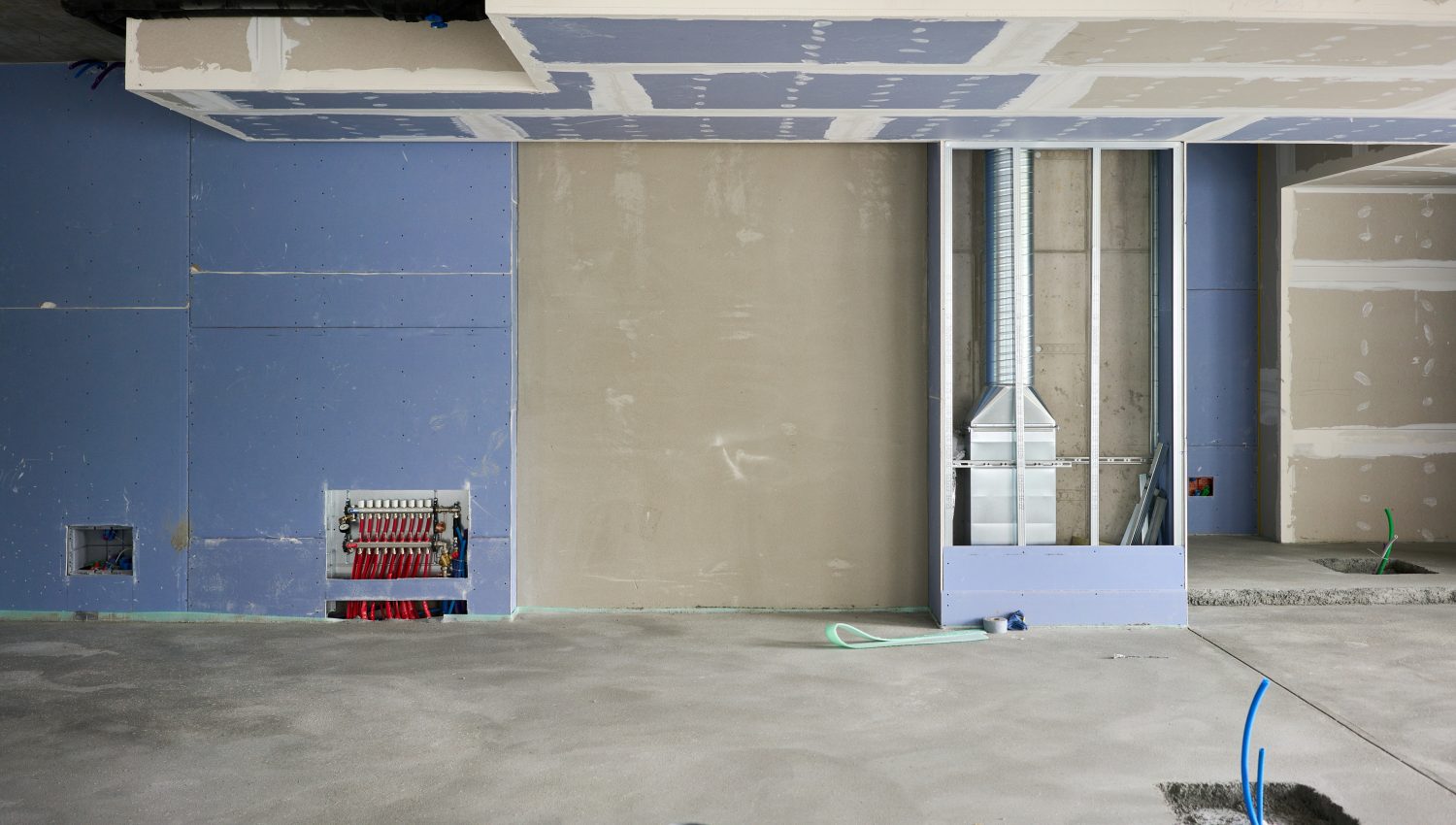 dry wall installation